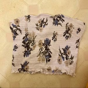Garage Floral Tube Top